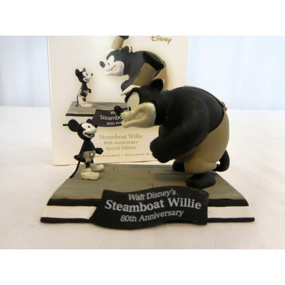 Hallmark Keepsake ornament Steamboat Willie: Disney's 80th Anniversary  2008